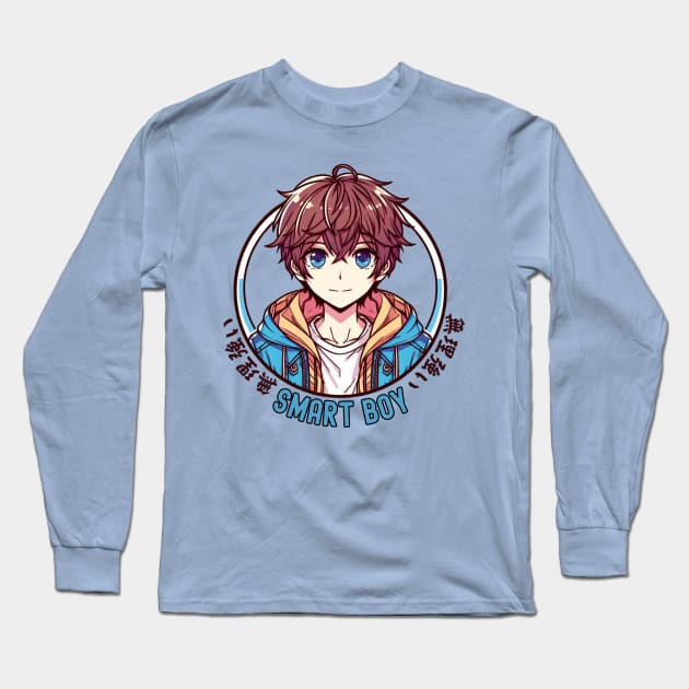 Anime Boy Japanese Long Sleeve T-Shirt by Japanese Fever